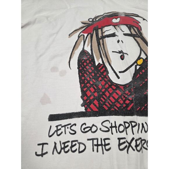 EMERSON STREET Sleep Shirt Cotton SS Pajama One Size OSFA Shopping Exercise - Picture 2 of 5